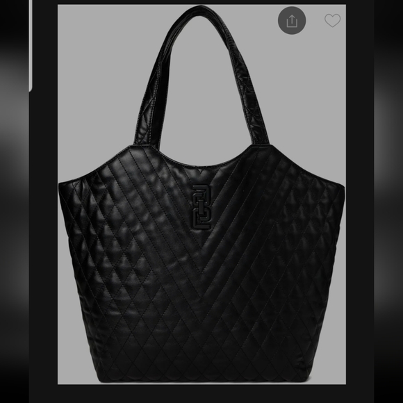 Aldo Zinia Black Quilted Women's Tote Bag - Picture 16 of 16